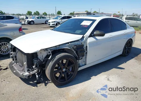 2014 BMW M5 из США, поврежденный, VIN WBSFV9C53ED593286